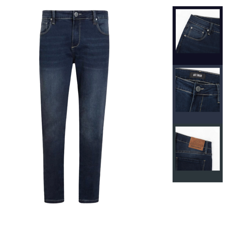 27632_142_20251213173500.png Quần Jean Nam Dài Form Slim-fit Old Sailor - 7276 - QB458