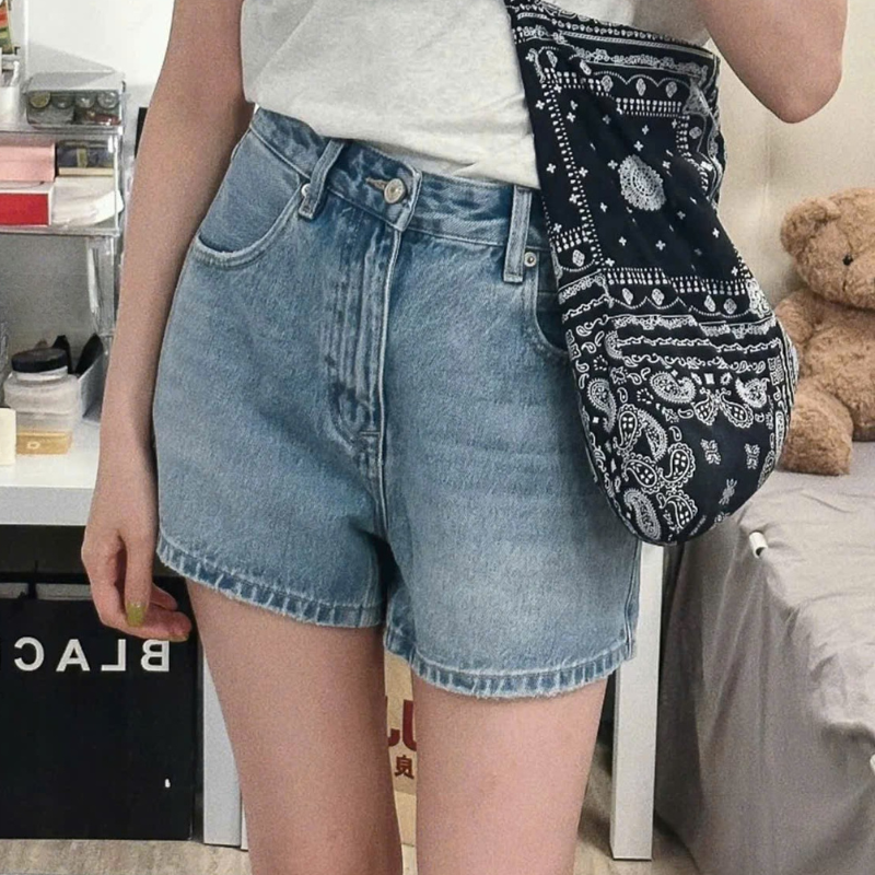 27652_103_20251215112327.png Quần Short Jean Trơn Nữ Không Co Giãn Đứng Form Chuẩn Mặc Cực Xinh - QG292