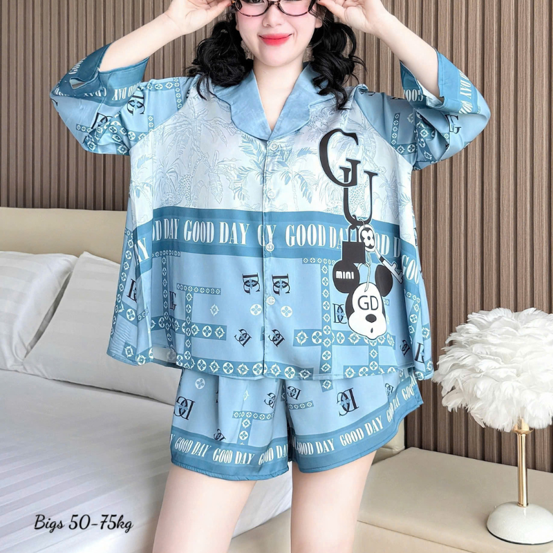 27665_10_20251216095329.png Đồ Bộ Ngủ Nữ Họa Tiết Đơn Giản Mặc Mát Thoải Mái 50–75kg - DBO5199