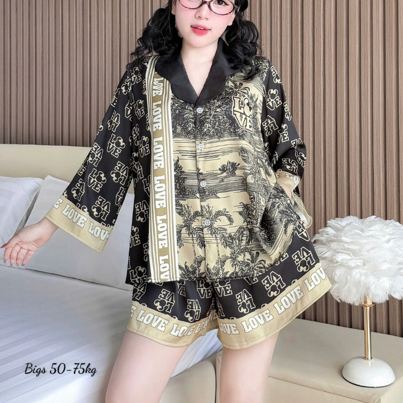 27665_11_20251216095330.png Đồ Bộ Ngủ Nữ Họa Tiết Đơn Giản Mặc Mát Thoải Mái 50–75kg - DBO5199
