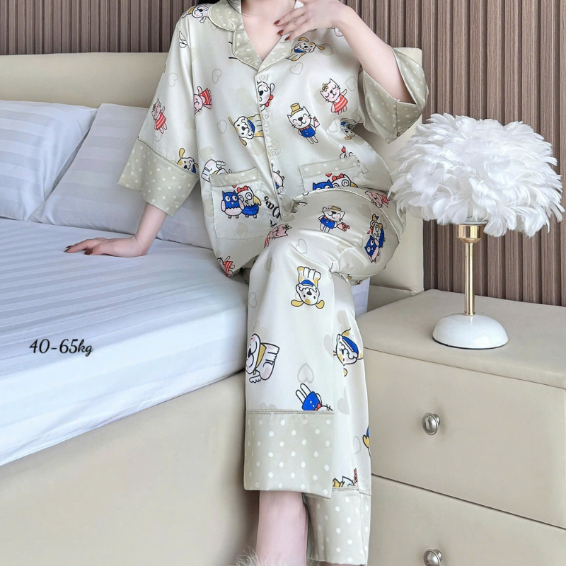 27668_43_20251216102229.png Đồ Bộ Ngủ Nữ - Đồ Bộ Quần Dài Họa Tiết Đơn Giản Mặc Mát Thoải Mái 40–65kg - DBO5202