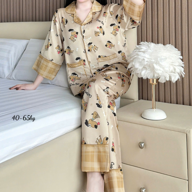 27668_52_20251216102238.png Đồ Bộ Ngủ Nữ - Đồ Bộ Quần Dài Họa Tiết Đơn Giản Mặc Mát Thoải Mái 40–65kg - DBO5202