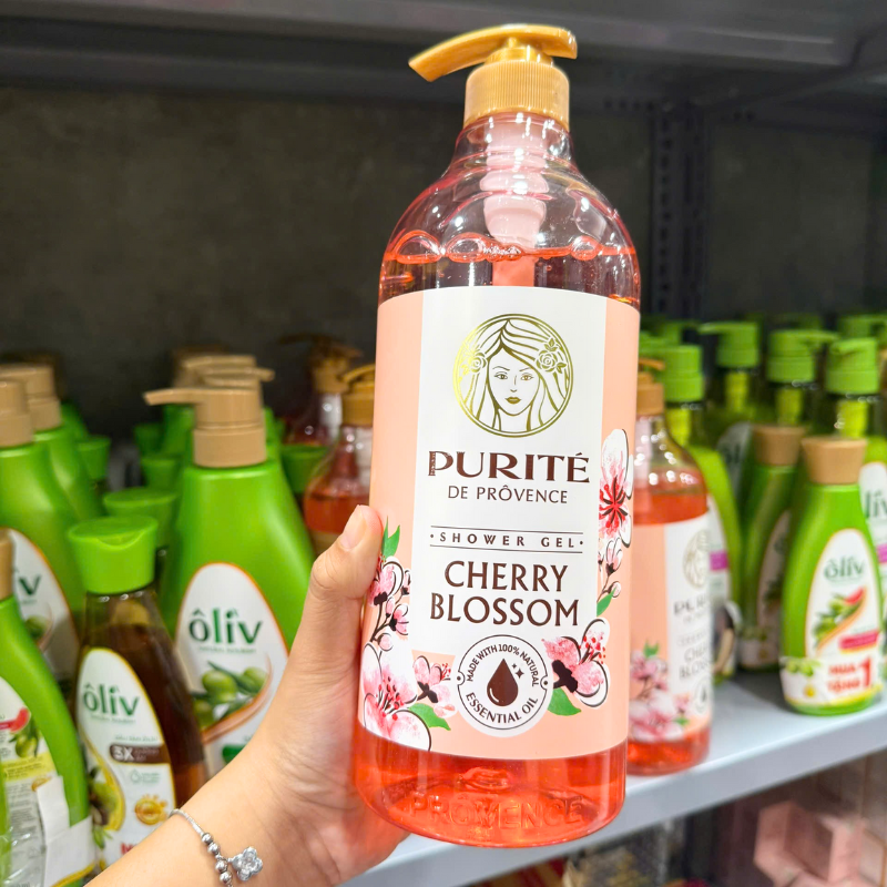 27672_5_20251216115346.png Sữa Tắm Purite Hương Hoa Anh Đào Cherry Blossom 1,1 lít - Sữa Tắm Dưỡng Sáng Da - 8935136865648
