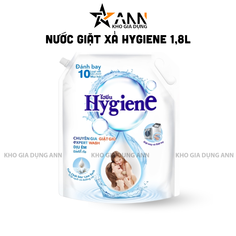 27757_33_20251224143306.png Nước Giặt Hygiene Hương Hoa Màu Trắng - Nước Giặt Quần Áo Đậm Đặc 1800ml - NGQA03