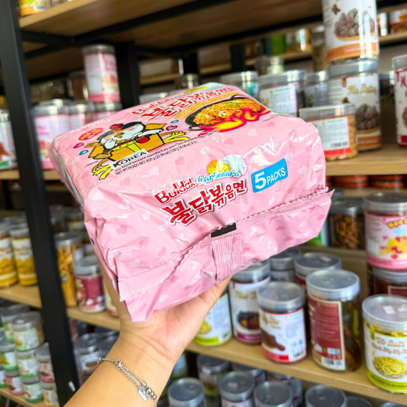 Bỏ sỉ mì Samyang Gà Hồng - Mì Phô Mai Hàn Quốc Samyang 5 Gói Bỏ sỉ mì Samyang Gà Hồng - Mì Phô Mai Hàn Quốc Samyang 5 Gói
