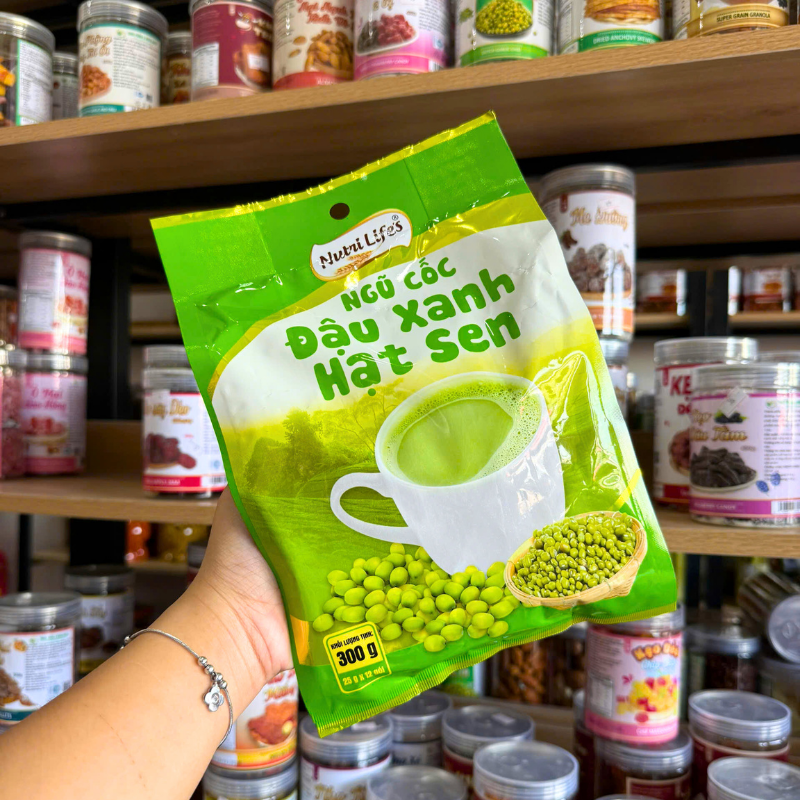 Giá sỉ ngũ Cốc Đậu Xanh Hạt Sen Nutri Life's 300g - Ngũ Cốc Dinh Dưỡng Nutri Life's 12 Gói Giá sỉ ngũ Cốc Đậu Xanh Hạt Sen Nutri Life's 300g - Ngũ Cốc Dinh Dưỡng Nutri Life's 12 Gói