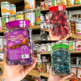 Kẹo Chocolate Gse - Kẹo Sô Cô La Thơm Ngon Vị Dâu - Nho Hộp 30 Cái x 10g - 6943273686776