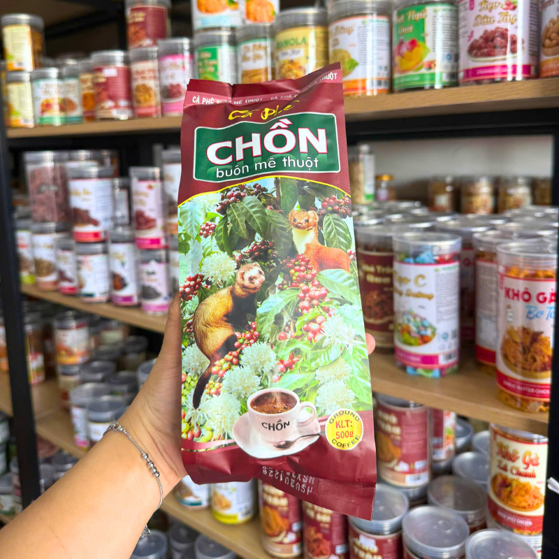 Cà Phê Chồn Buôn Mê Thuột 500g - Cafe Chồn Thơm Ngon Cà Phê Chồn Buôn Mê Thuột 500g - Cafe Chồn Thơm Ngon