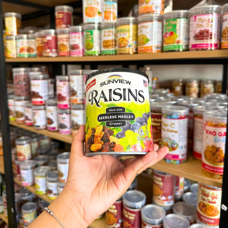 Nho Sấy Khô 3 Màu Sunview Raisins 425g Nho Sấy Khô 3 Màu Sunview Raisins 425g