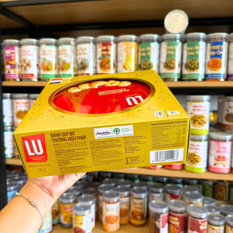 Nguồn sỉ bánh Quy Bơ Pháp Lu Hôp Thiếc Lớn - Bánh Lu Pháp Thơm Ngon 540g Nguồn sỉ bánh Quy Bơ Pháp Lu Hôp Thiếc Lớn - Bánh Lu Pháp Thơm Ngon 540g