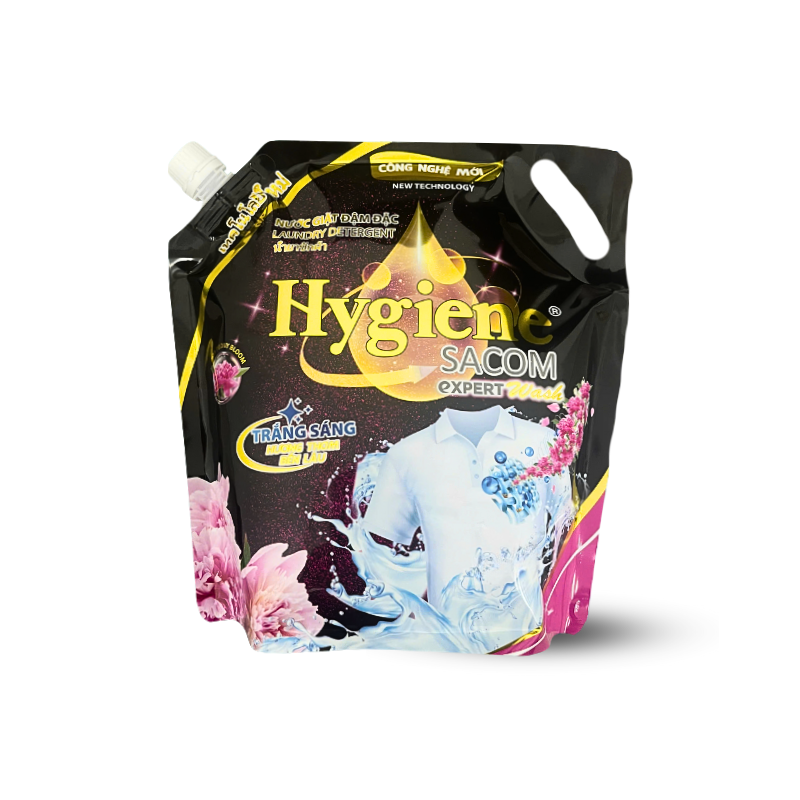 27893_43_20260106162136.png Nước Giặt Hygiene Hương Nước Hoa - Nước Giặt Quần Áo Đậm Đặc Túi Đen 1800ml - 8938555870071