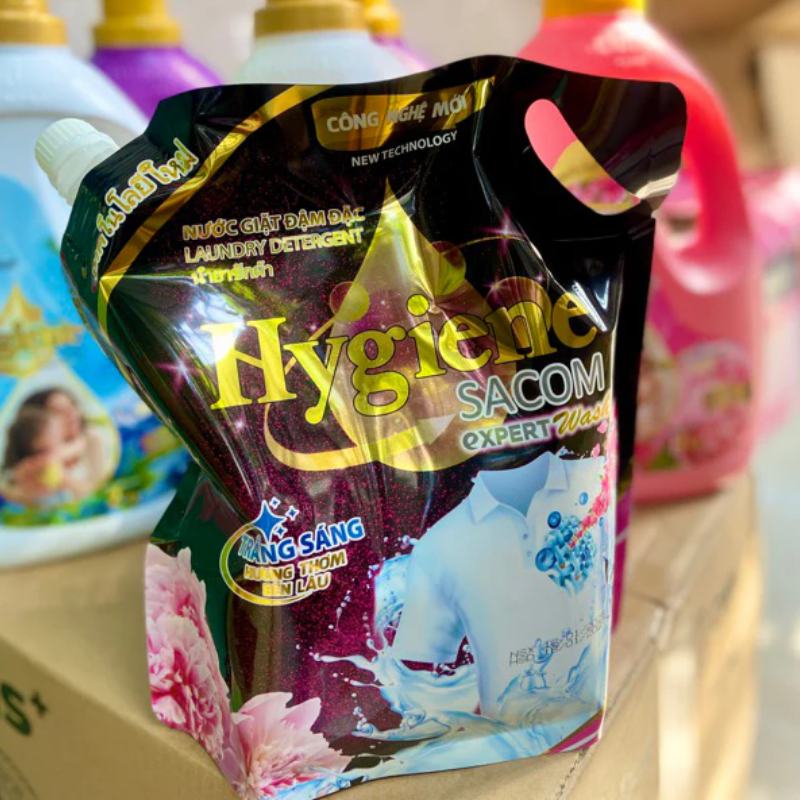 27893_44_20260106162137.png Nước Giặt Hygiene Hương Nước Hoa - Nước Giặt Quần Áo Đậm Đặc Túi Đen 1800ml - 8938555870071