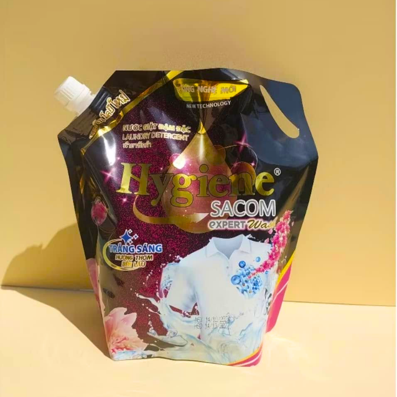 27893_45_20260106162137.png Nước Giặt Hygiene Hương Nước Hoa - Nước Giặt Quần Áo Đậm Đặc Túi Đen 1800ml - 8938555870071