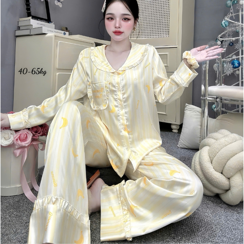 27898_147_20260106172800.png Đồ Bộ Pijama Nữ - Đồ Bộ Tay Dài Quần Dài Viền Bèo Họa Tiết Nhí Size 40-60kg - DBO5209