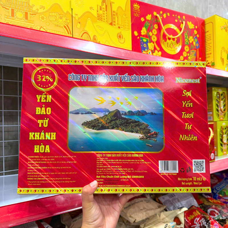Chuyên sỉ tổ Yến Chưng Đường Đảo Từ Khánh Hòa Nicenest 32% Set 6 Hủ 70ml Chuyên sỉ tổ Yến Chưng Đường Đảo Từ Khánh Hòa Nicenest 32% Set 6 Hủ 70ml