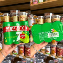 Set 6 Lon Nước Ngọt 7Up Lon (320ml/Lon) - 8934588020117