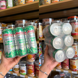 Set 6 Lon Nước Tăng Lực Bidrico Vị Chanh Bạc Hà - Nước Ngọt Bidrico Chanh Bạc Hà (325ml/Lon) - 8935051803497