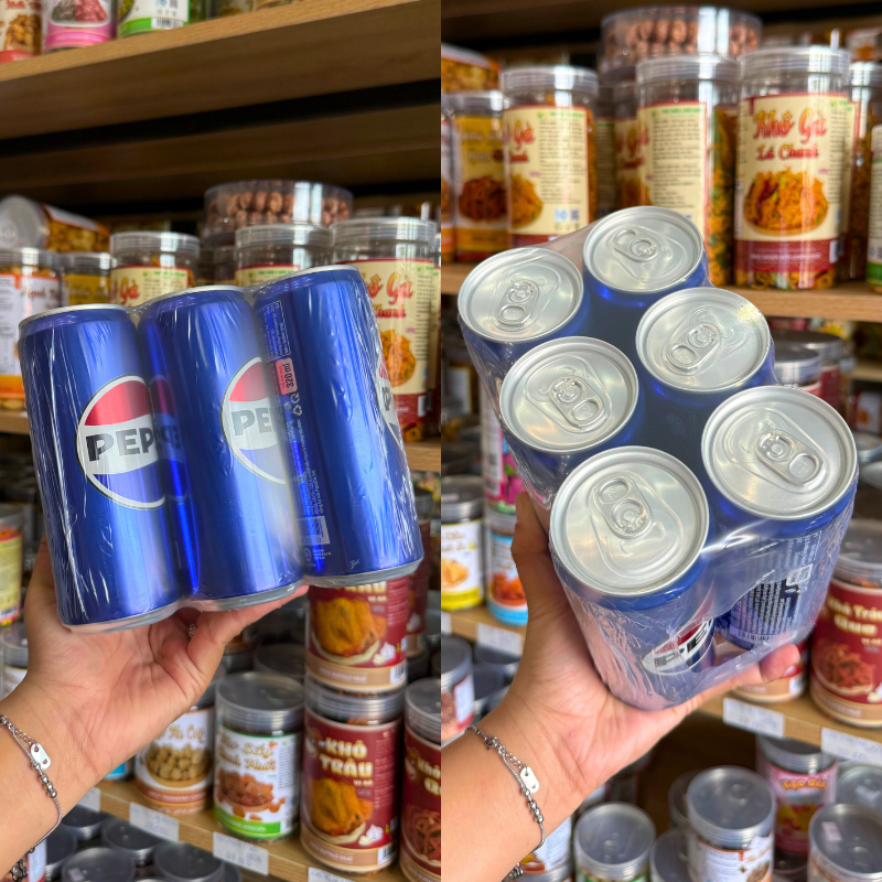 Phân phối set 6 Lon Nước Ngọt Pepsi (390ml/Lon) Phân phối set 6 Lon Nước Ngọt Pepsi (390ml/Lon)