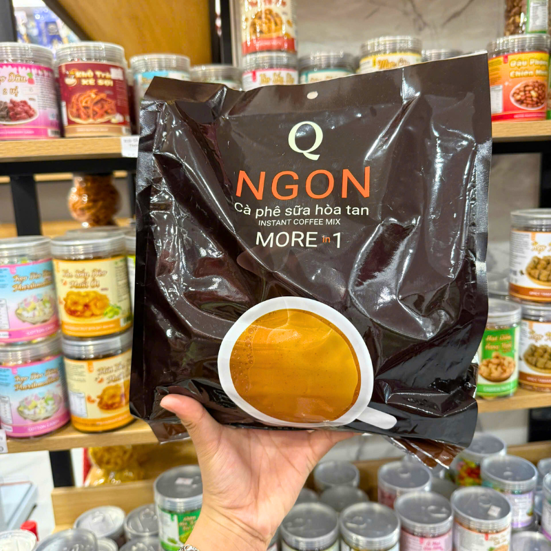 Cà Phê Sữa Hòa Tan Instant Coffee Mix More In 1 - Cà Phê Sữa Trần Quang 1,20kg (60 Gói x 20g) Cà Phê Sữa Hòa Tan Instant Coffee Mix More In 1 - Cà Phê Sữa Trần Quang 1,20kg (60 Gói x 20g)