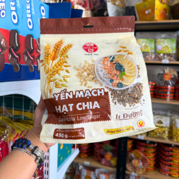 Yến Mạch Hạt Chia Ít Đường BÍCH CHI 450g (15 gói x 30g) - 8934863536159