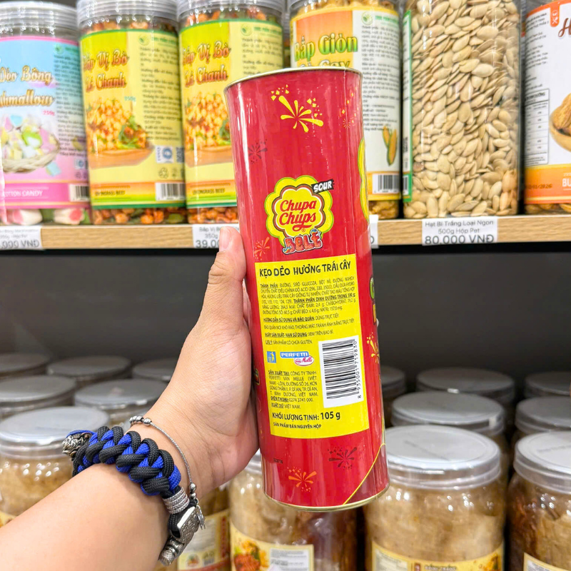 Chuyên sỉ kẹo CHUPA CHUPS ỐngTết Gieo Quẻ 105g Chuyên sỉ kẹo CHUPA CHUPS ỐngTết Gieo Quẻ 105g