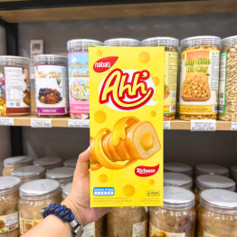 Bánh Ống Snack Phủ Phô Mai NABATI AHH 90g (10 Gói x 9g) - 8993175541008