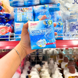 Băng Vệ Sinh Diana Sensi Cool Fresh 23cm Unicharm Siêu Mỏng Cánh (8 Miếng) - BVSDSCF23CM