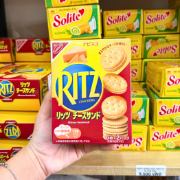 Bánh Quy Ritz Crackers Nhân Kem Phô Mai 106g - BQRCNKPM