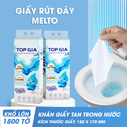 1 Thùng 4 Bịch Giấy Vệ Sinh Topgia Melto - TOPGIAMELTOTHUNG4