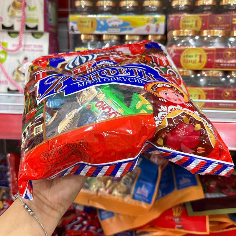Kẹo Socola Búp Bê Nga 500g Kẹo Socola Búp Bê Nga 500g