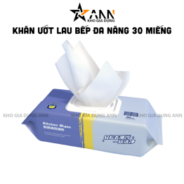 Khăn Ướt Lau Bếp Đa Năng - Khăn Lau Bàn Bếp Bát Đĩa Đa Năng An Toàn 1 Gói 80 Miếng 30x11x5cm - CBKHAN03