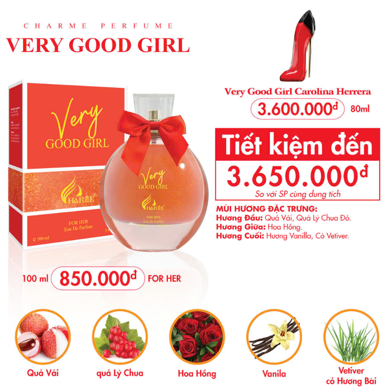 28334_2_20260126165947.png Nước Hoa Nữ Charme Very Good Girl Xịt Có Kim Tuyến 100ml - Hương Thơm Ngọt Ngào Quyến Rũ - 8936194698346