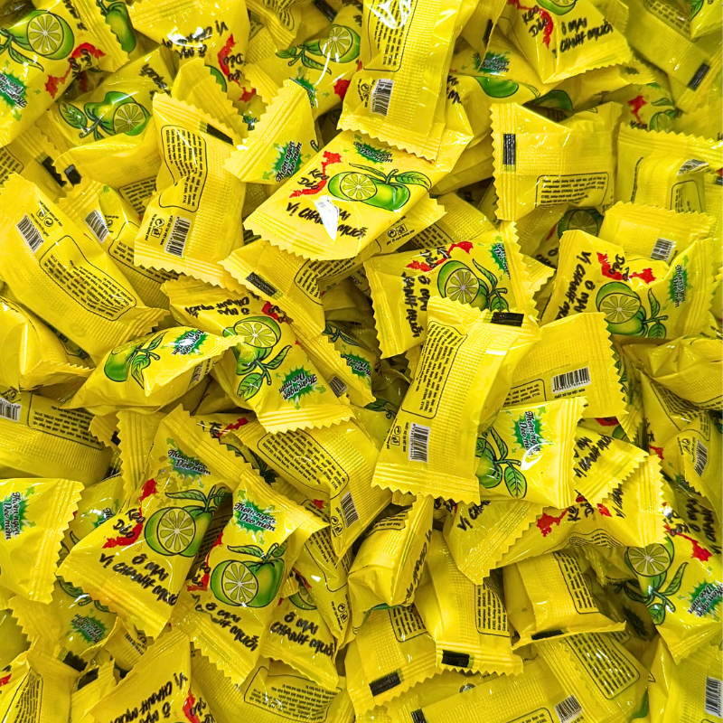 Chuyên sỉ kẹo Dẻo Ô Mai Vị Chanh Muối Hàng Xá 100g Chuyên sỉ kẹo Dẻo Ô Mai Vị Chanh Muối Hàng Xá 100g