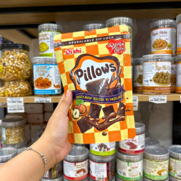 Bánh Quy Nhân Kem Socola OISHI PILLOWS Vị Hazelnut 80g - BQNKSOPVH80G