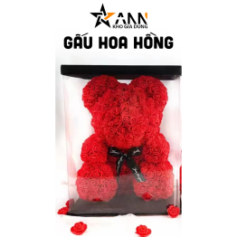 Hộp Quà Tặng Hoa Hồng Gấu Nhân Tạo - GHH01