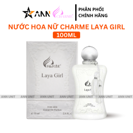 Nước Hoa Nữ Charme Laya Girl 100ml - Hương Thơm Nữ Tính Sang Trọng - 8936194697752