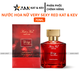 Nước Hoa Nữ Kat Kev Very Sexy Red 70ml - Hương Thơm Ngọt Thanh Dịu Nhẹ - 8936213272755