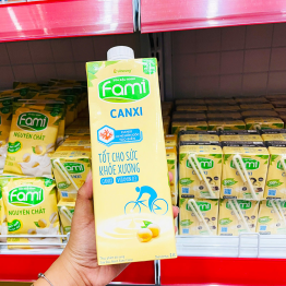 Sữa Đậu Nành FAMI Canxi Hộp Lớn 1 Lít - 8934614030448