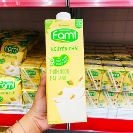 Sữa Đậu Nành FAMI Nguyên Chất Hộp Lớn 1 Lít - 8934614030066