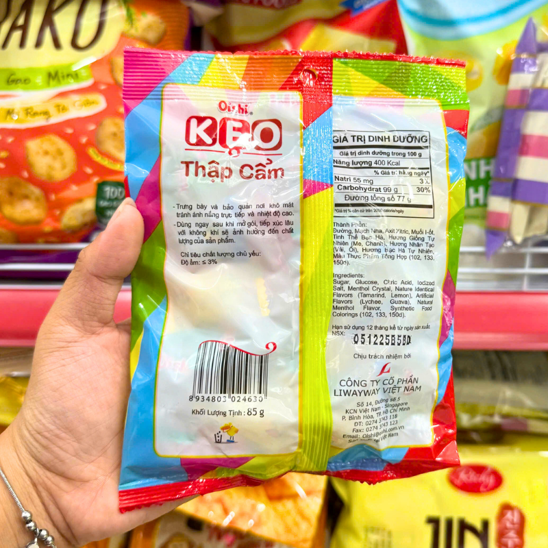 Kẹo Cứng OISHI Vị Thập Cẩm 85g Kẹo Cứng OISHI Vị Thập Cẩm 85g