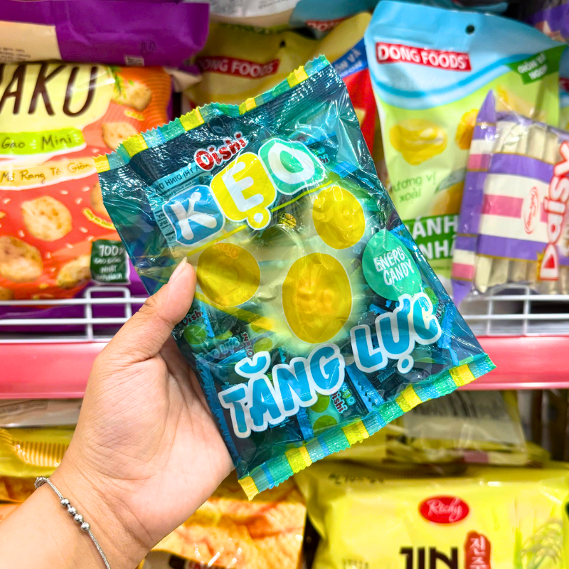 Kẹo Cứng OISHI Vị Tăng Lực 85g Kẹo Cứng OISHI Vị Tăng Lực 85g