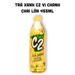 Trà Xanh C2 Hương Chanh Chai Lớn 455ml - 8934564600357
