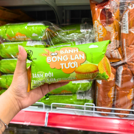 Bánh Bông Lan Tươi Trứng Sữa Kim Nguyên Vị Matcha 60g - Bịch Xanh Lá - 8938550176161