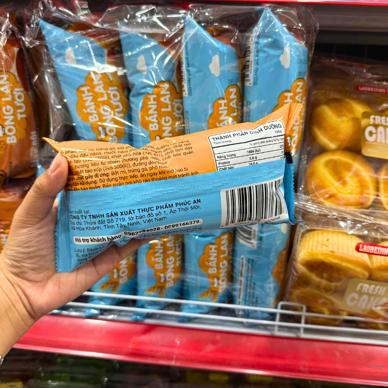 Phân phối bánh Bông Lan Tươi Trứng Sữa Kim Nguyên Vị Phô Mai 60g - Bịch Xanh Dương Phân phối bánh Bông Lan Tươi Trứng Sữa Kim Nguyên Vị Phô Mai 60g - Bịch Xanh Dương