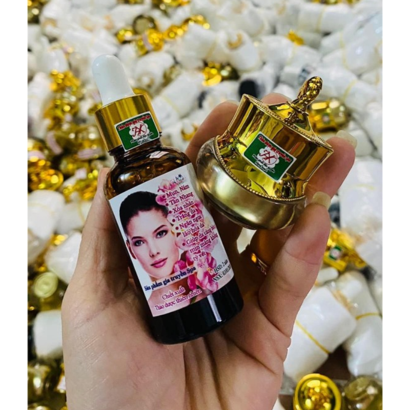 28968_18_20260327122332.png Combo Thảo Dược Gia Truyền Spa Kem Face 10g & Serum 15ml Hỗ Trợ Da Thâm Nám Tàn Nhang Phiên Bản Mới - CTTGTSM
