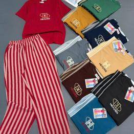 Đồ Bộ Nữ TL 2067 áo borip quần lenin Trung - DBOR0021