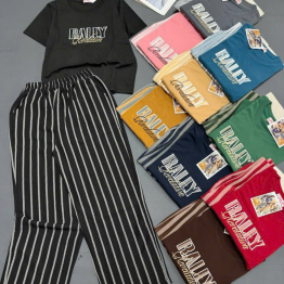 Đồ Bộ Nữ TL-2567 áo borip quần lenin ĐẠI - DBOR0022