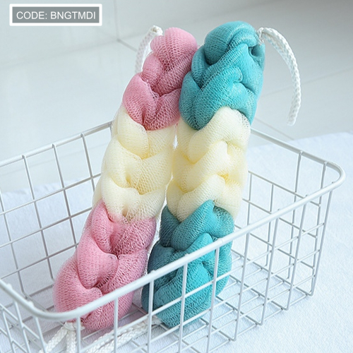 Bông Tắm Dài 3 Màu Tạo Bọt 27X5cm moi Bông Tắm Dài 3 Màu Tạo Bọt 27X5cm moi