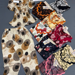 Đồ bộ nữ tay ngắn áo dập ly quần 9 tấc KUmg104 - DBOR0051