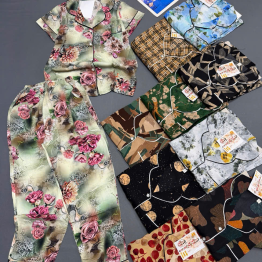 Đồ bộ nữ pijama tay ngắn quần dài mango - DBOR0082